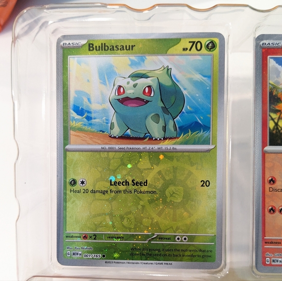Pokemon 151 🍀 Bulbasaur Costco Cosmos Reverse Holo Foil pokemon promo card 🍀 - Picture 2 of 9